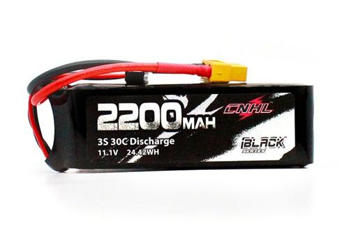 CNHL Black Series 2200mAh 3S 11.1V 30C Lipo Battery w/XT60 Plug [220303BK]